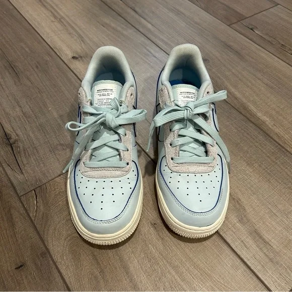 Nike Air Force 1 Low GS Moss Point Devin Booker CJ9886001 Sneaker Shoes 6Y W7.5 - Picture 3 of 12